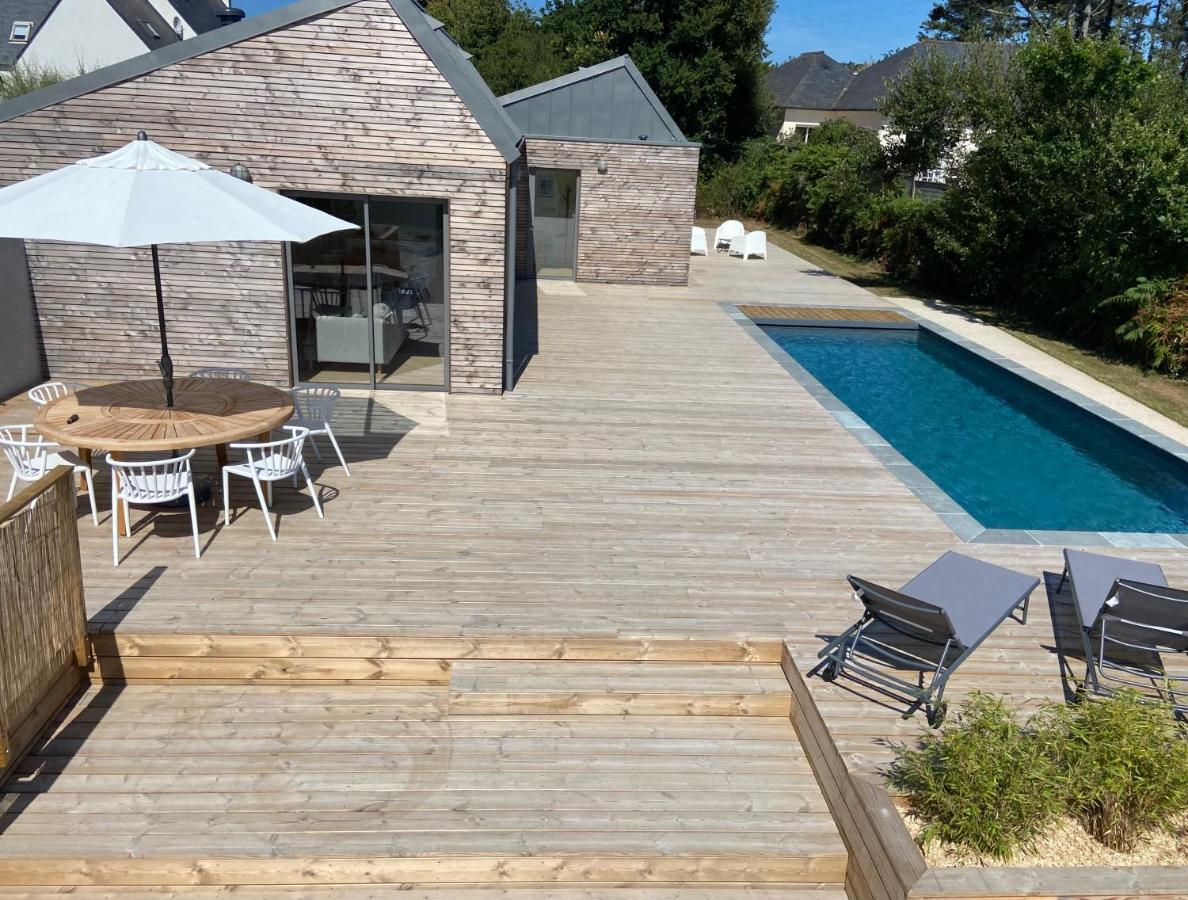 Magnifique Villa Avec Piscine, A 5 Min Des Plages Landunvez Exterior foto